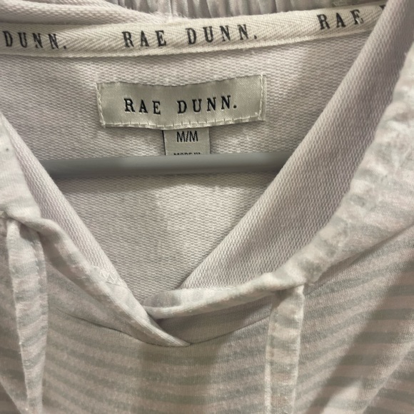 Rae Dunn‎ Women's "GOOD VIBES" Slim Fit Pullover Fashion Hoodie Sz M - Picture 5 of 8